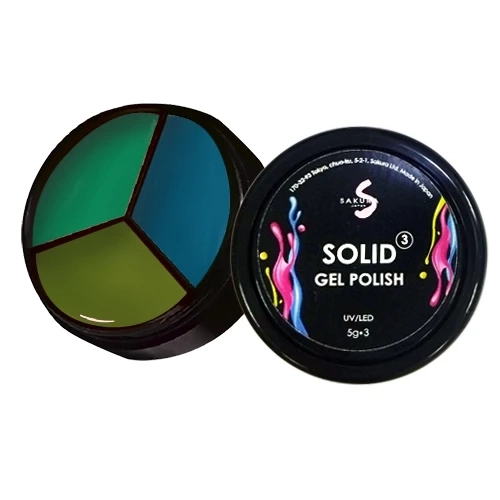 Твердый гель-лак Sakura Solid Gel Polich sol03, 15 мл sol03.