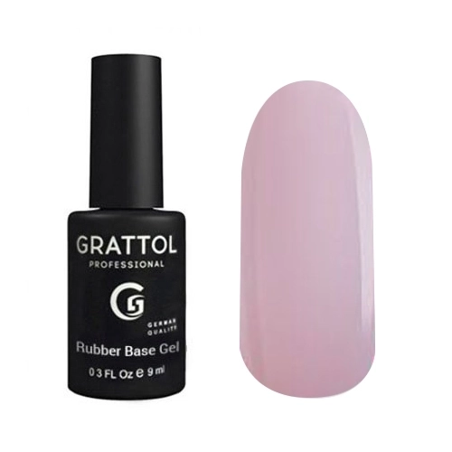 База для ногтей Grattol Rubber Base Camouflage 12, 9 мл GTBC12