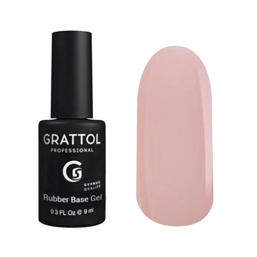 База для ногтей Grattol Rubber Base Camouflage 16, 9 мл GTBC16