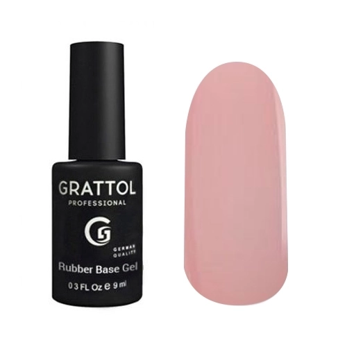 База для ногтей Grattol Rubber Base Camouflage 17, 9 мл GTBC17