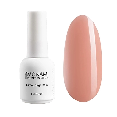 База для ногтей Monami Camouflage base Peach Bud, 8 мл mi/cbpb8