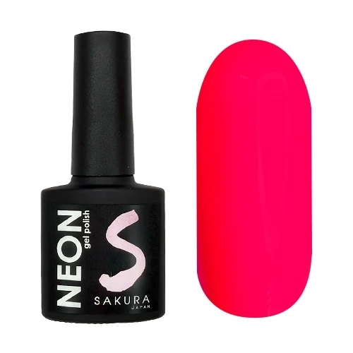 Гель-лак неоновый серия Neon 24, Sakura, 8 мл Ne024.