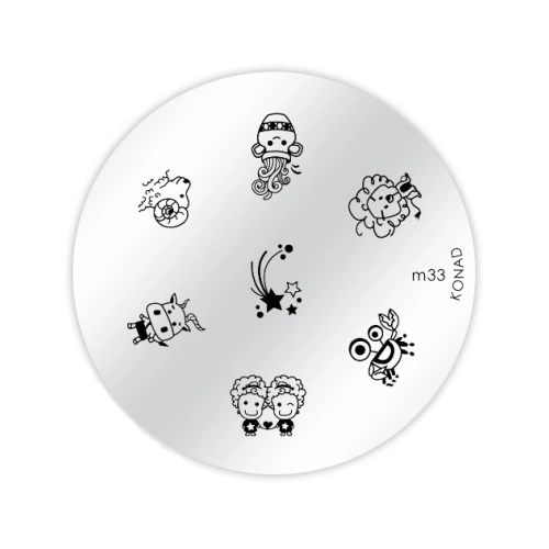 Диск для стемпинга Konad M33 plateM33