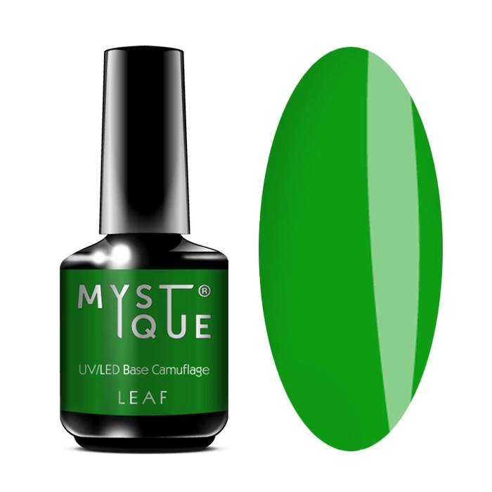 Камуфлирующая база для ногтей Mystique Leaf, 15 мл MstBLF