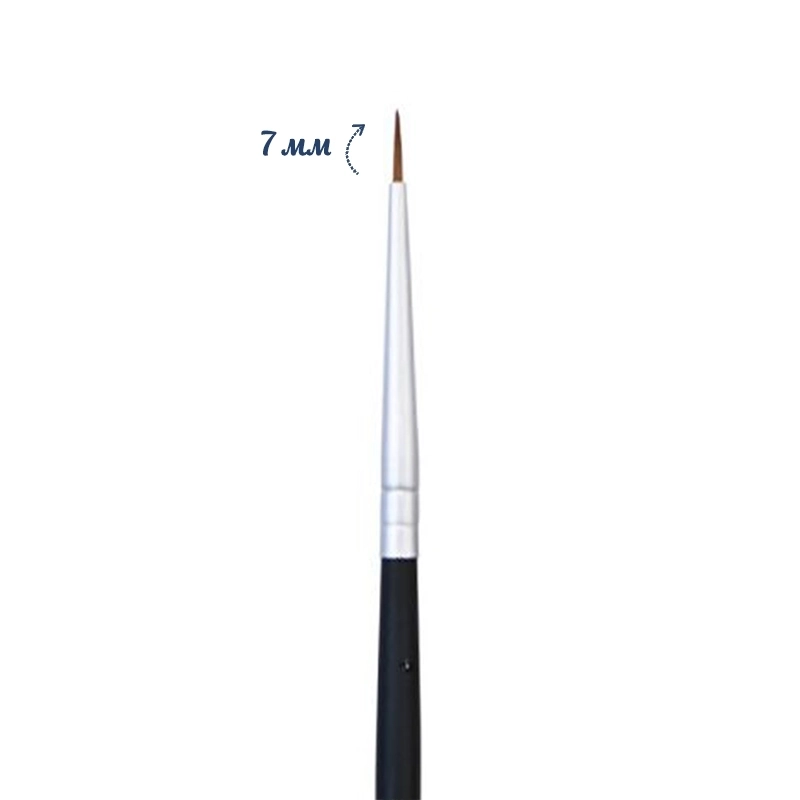 Кисть для дизайна IRISK Uni Styler №00 натуральный ворс (соболь), в тубе К378-02