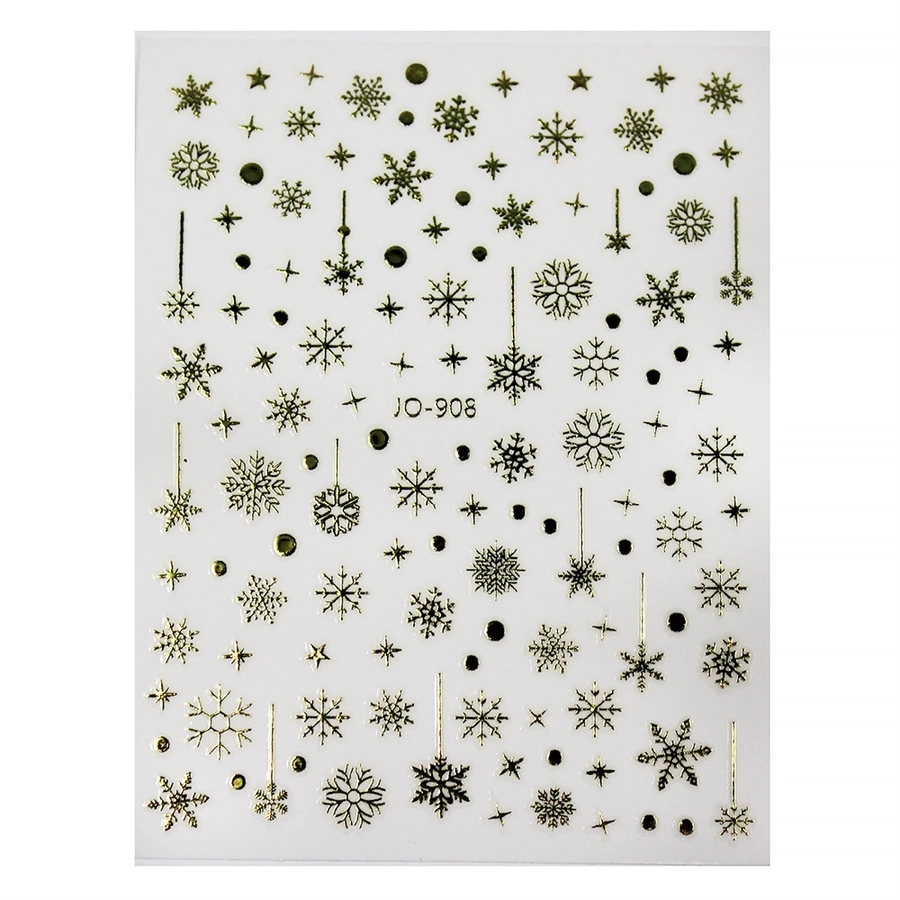 Наклейки Joyful Снежинки №908 Gold JO-908G
