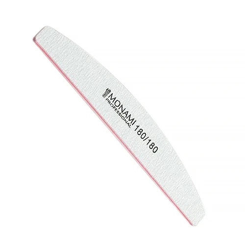 Пилка Monami, форма - лодочка, абразивность 180/180 грит mi/pl1818
