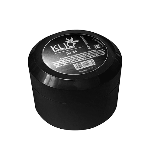 Топ для ногтей KLIO BRILLIANT UF тоp coat, с широким  горлышком, 50 мл ko/9879
