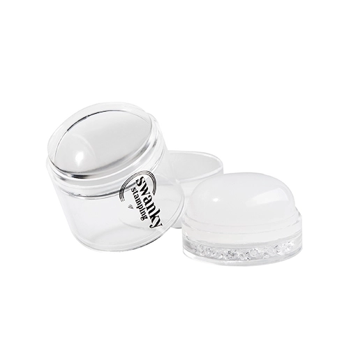Штамп для стемпинга Swanky Stamping Crystals силиконовый двойной, прозрачный, 4 см Sw/1135