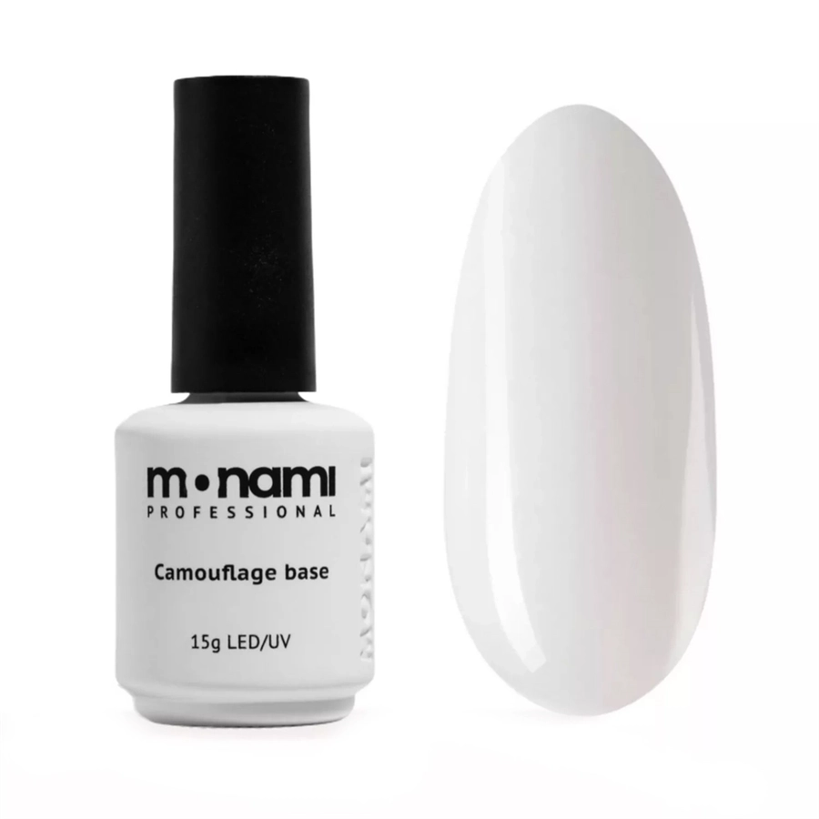 База для ногтей Monami Rubber Base MILK, 15 мл mi/rbm15