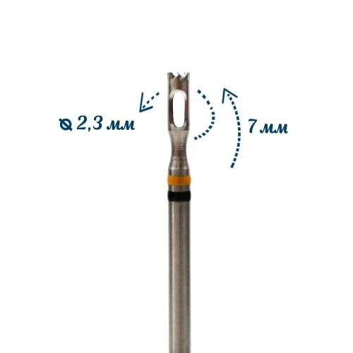 Фреза стальная полая Hollow Cuter Toothed Bit с зубчиками 2,3 мм CN6736