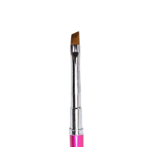 Кисть Gellaktik Pink для геля №6 косая GPBO-6
