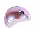 UV LED Светодиодная лампа SUN 5 (розовый голографик) 48W SUN5-pg