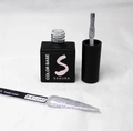 База для ногтей Sakura светоотражающая с хлопьями юки BAS085, 9 мл BAS085