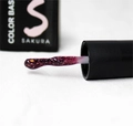 База для ногтей Sakura светоотражающая с хлопьями юки BAS088, 9 мл BAS088