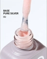 База для ногтей Ta2 Pure Silver №002, камуфлирующая с поталью, 9 мл TA2-BPS02