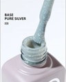 База для ногтей Ta2 Pure Silver №008, камуфлирующая с поталью, 9 мл TA2-BPS08