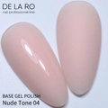 Базовое покрытие BASE Delaro Rubber Camouflage Nude tone 04, 12 мл Del/CNT04