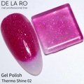 Гель-лак Delaro Thermo shine 02, 10 мл Del/Thermo02