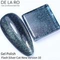 Гель-лак Flash Silver Cat - New Version 10, Delaro, 10 мл Del/FSCnv10