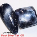 Гель-лак Flash Silver Cat 011, Delaro, 10 мл Del/FSC011