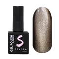 Гель-лак Sakura S247 с эффектом кошачий глаз, 9 мл S247