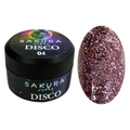 Гель-лак с блестками Sakura Disco №4, 5 мл DIS-04