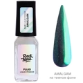 Жидкая втирка /зеркальный флюид для дизайна RockNail FLUID Amalgam, 3 мл RN/LC03