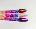 Камуфлирующая база для ногтей Sakura Bright Base Ruby, с блестками, 8 мл Ruby.