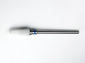 Керамическая фреза Robin Nails 3/32 M STPV(C) средняя (синяя) насечка, Ø0,5 см, конус закругленный gr/TC132STPV