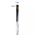 Кисть для геля Tartiso Nail Brush №8 квадрат-прозрачная ручка TKGP-05