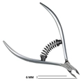 Кусачки для кутикулы Paie nail Full Jaw, 6 мм, пружина+ножницы в подарок P-13