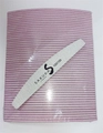 Набор пилок для искусственных ногтей Sakura серая, полукруглая, 120/150, 50 шт spl003/50