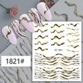 Наклейки Joyful Nail Foil marble №1821 JO-1821