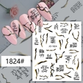 Наклейки Joyful Nail Foil marble №1824 JO-1824