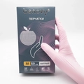 Перчатки Benovy нитриловые, цвет розовый, размер XS, 100 шт./уп. SFE6PK3881