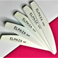 Пилка Elpaza Professional белая, форма - лодочка, абразивность 120/150 грит ep/1215WL