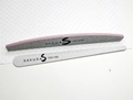 Пилка Sakura для искусственных ногтей серая, форма - полукруглая, абразивность 180/200 грит spl005