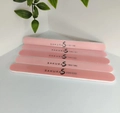 Пилка Sakura розовая, форма - прямая, абразивность 100/100 грит srp1010.