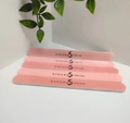 Пилка Sakura розовая, форма - прямая, абразивность 100/100 грит srp1010.