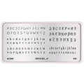 Пластина для стемпинга Go Stamp 059 Fonts-@co_at GS059PL