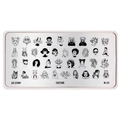 Пластина для стемпинга Go Stamp 131 Facetime GS131PL