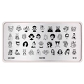 Пластина для стемпинга Go Stamp 131 Facetime GS131PL