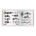 Пластина для стемпинга Go Stamp 179 Triptych GS179PL
