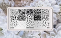 Пластина для стемпинга Go Stamp 184 Flowers and March GS184PL