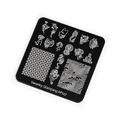 Пластина для стемпинга Swanky Stamping 117 маленькая, 6*6 см SS117