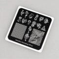 Пластина для стемпинга Swanky Stamping 117 маленькая, 6*6 см SS117