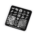 Пластина для стемпинга Swanky Stamping 124 маленькая, 6*6 см SS124