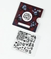 Пластина для стемпинга Swanky Stamping №157 маленькая, 6*6 см SSS157