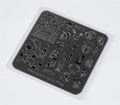 Пластина для стемпинга Swanky Stamping №157 маленькая, 6*6 см SSS157